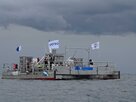 Das Müllsammelschiff Sehkuh im Einsatz gegen die Meeresverschmutzung