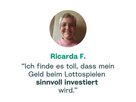 Kundenstimme von Ricarda zur Klimalotterie ClimaClic