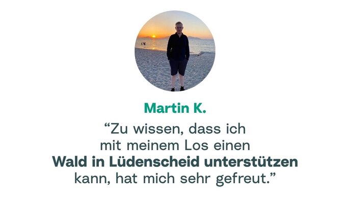 Kundenstimme von Martin zur Klimalotterie ClimaClic