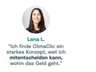 Kundenstimme von Lana zur Klimalotterie ClimaClic