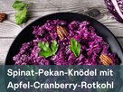 Apfel-Cranberry-Rotkohl